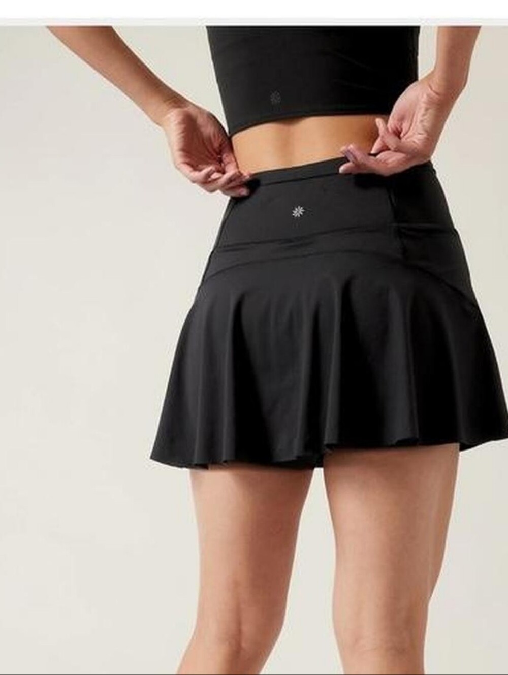 Athleta Black Ace Tennis 13.5" Skort